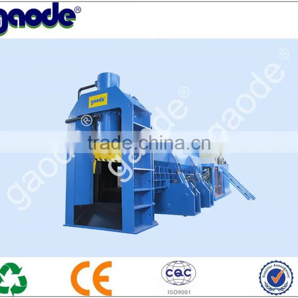 Automatic Hydraulic Scrap Car Bodies Shear Baler photo-3