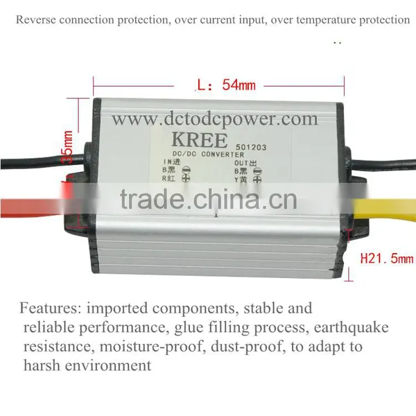 24V36V48V Turn 12V3A DC-DC Step-down DC-DC Power Modules Onboard Vehicle Power Converters photo-2