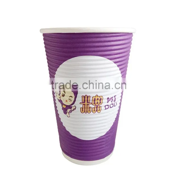 Heat Insulation 8oz/12oz/16oz Customized Printed Paper Coffee Cups photo-6