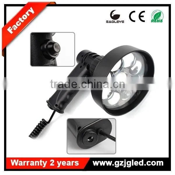 Factory Outlet 3000 Lumens LED Handheld Vehicle Hunting Spot Torch Camping Work Fishing Light 12V photo-4