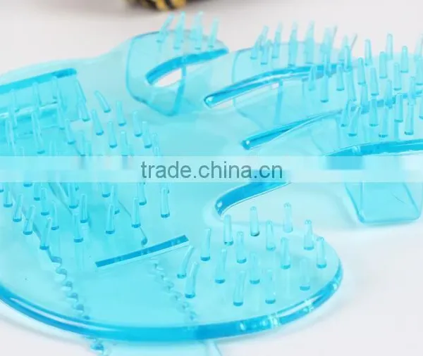 CY109 Wholesale Dog Bath Gloves Pet Massage Brush Pet Grooming Brush photo-2