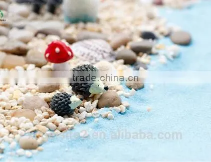 Cy307 Miniature DIY Fairy Garden Accessories 3pcs/set,two Hedgehog and One Mushroom photo-4