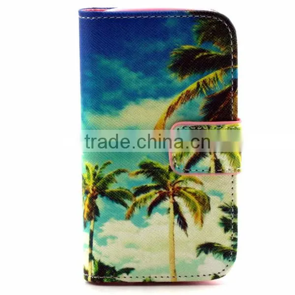 Cheap PU Leather Phone Case Flip Leather Holster Protective Back Covers for Samsung 8190 photo-6