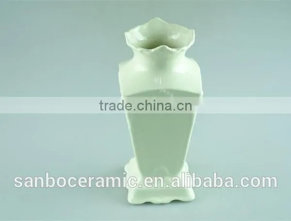 Ivory Home Decoration Pieces / Vintage Flower Pot Vase Europe Style Ceramic Decor photo-2