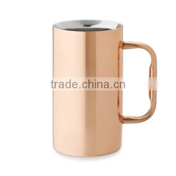 Hammered Copper Beer Mug photo-2