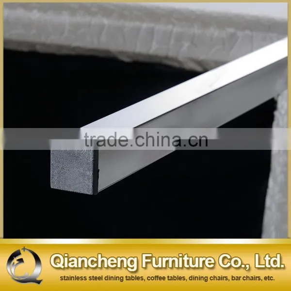 Modern Stainless Steel Legs Dining Chair photo-4