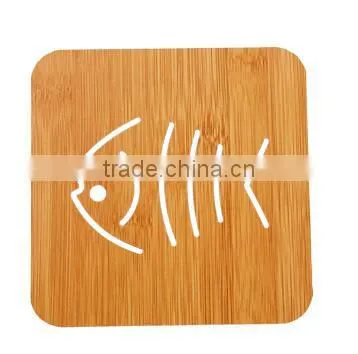 High Grade Cute Small Kichen Wood Tray for Cup photo-5