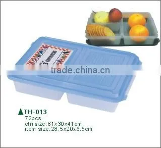 pp Lunch Box Food Container,3 Compartment Bento Box photo-2