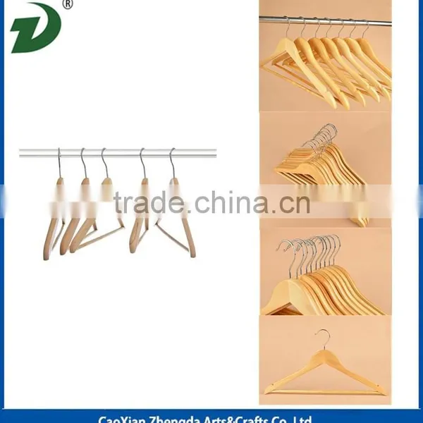Cheap Factory Price Coat Hanger for Clothes, Antique Wooden Hangers photo-5