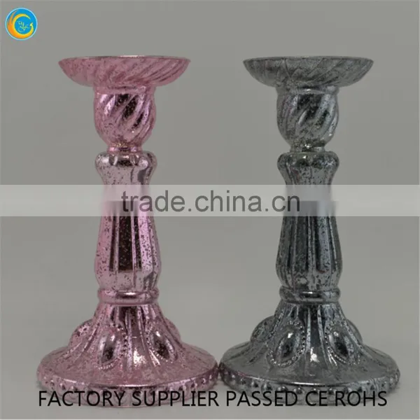 8 Inches Rose Gold Glass Jar Religious Candle photo-6