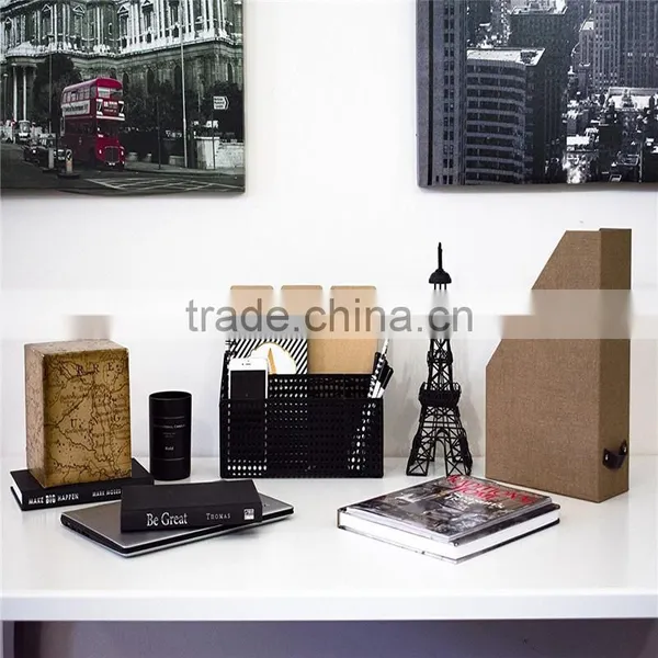 2017 Hot-selling Black Metal Mesh Desktop Mail Office Supplies Desk Organizer photo-3