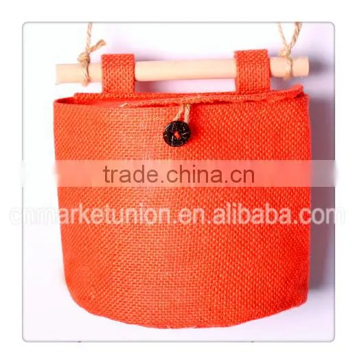 Zakka Fabric Incorporating Multi - Functional Sundries Organizer Color Water Proof Storage Bag Hanging Jewelry photo-3