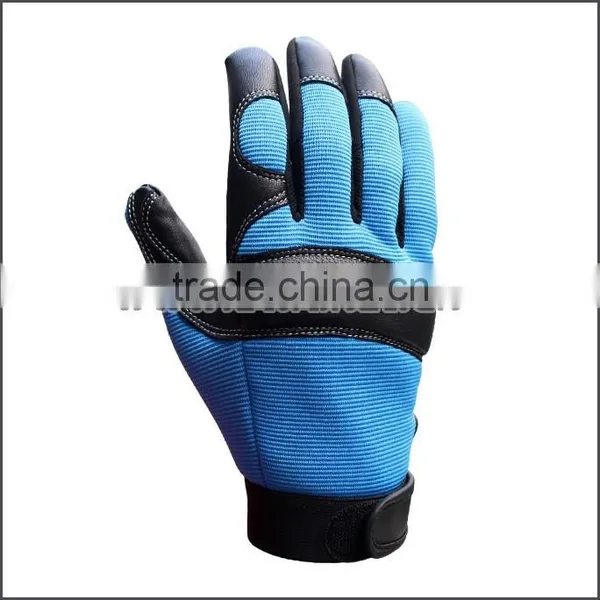 High-end Goatskin Lather Mechanic Glove With Top Quality photo-3