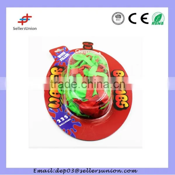 Xmas Red and Green 200pk Water Balloons With Filler