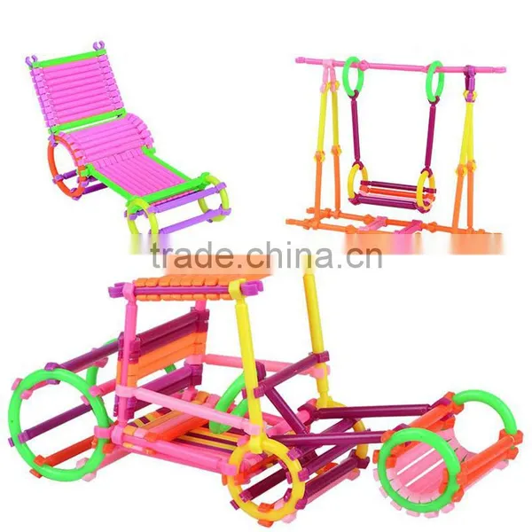Hot Wholesale Customized Plastic Toys Games Building Blocks Set for Kids photo-3