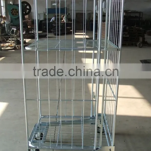 2016 New Products of High Quality Supermarket Foldable Heavy Duty Metal Mesh Roll Container photo-5