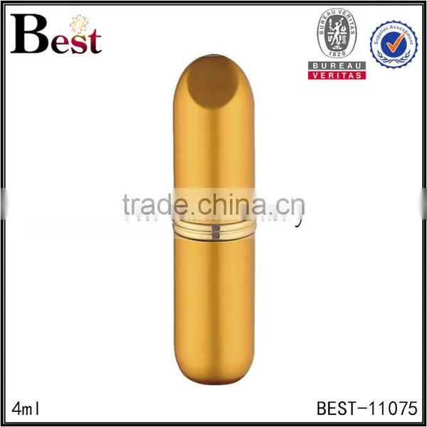 Cosmetic China 4ml Golden Sluminum Outer Pen Fragrance Perfume Glass Bottle Pen Perfume Bottle Spray Hot Products photo-6