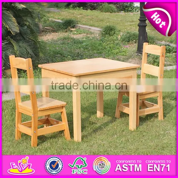 2017 New Wooden Children Table for Child, High Quality Wooden Baby Table for Baby,hot Sale Wooden Kids Table for Kids W08G134 photo-3