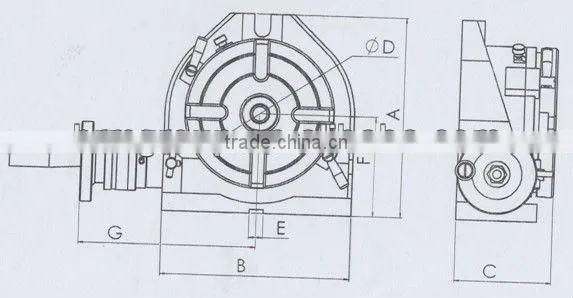 Horizontal and Vertical Rotary Table BM30263-30270 photo-4