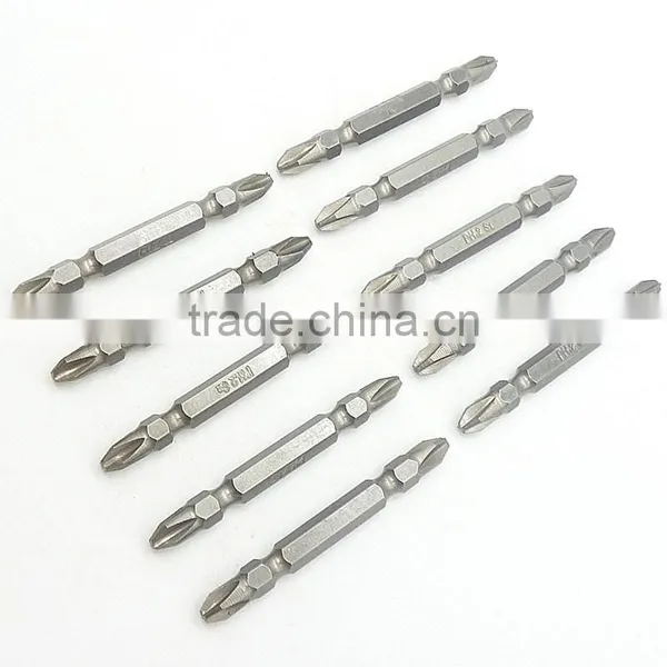 10 Piece Double Ended Crv Power Bit Set With Belt Holder photo-3