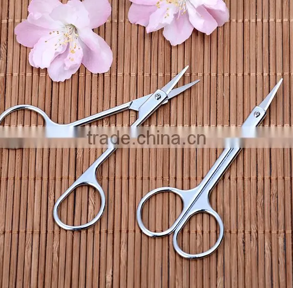 Small Eyebrow Scissors Repair Eyelash Metal Eyebrow Scissors Beauty Scissors photo-3