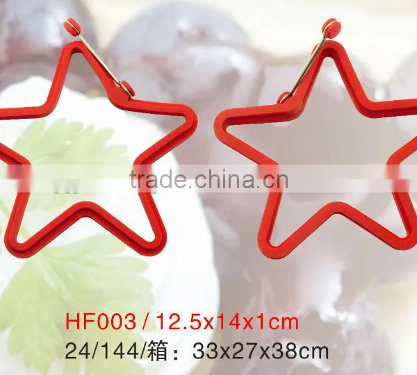 Star Shape Silicone Egg ring in Egg tool