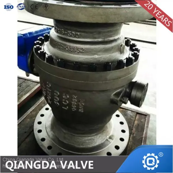 Carbon Steel 2pc Flange Trunnion Mounted Ball Valve photo-4