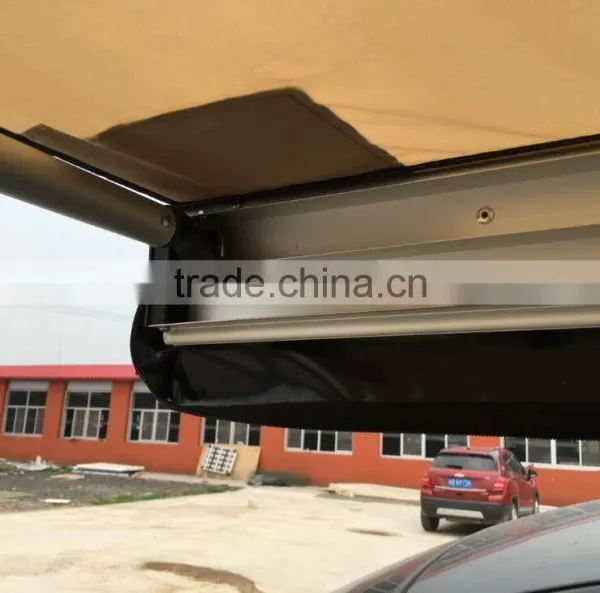 Beijing Factory 280g Polycotton Picnic Car Side Awning Shade With Extension photo-4