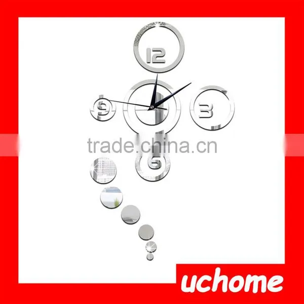 UCHOME Creative Living Room Wall Clock DIY Wall Clock Fashion Decoration Acrylic 3D Clock photo-3