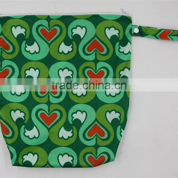 Waterproof Baby Diaper Bags, Two Zippers Swim Wet Bag photo-3
