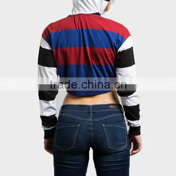 Women Sexy Hoodies Solid Color Long Sleeve Hoodies photo-2
