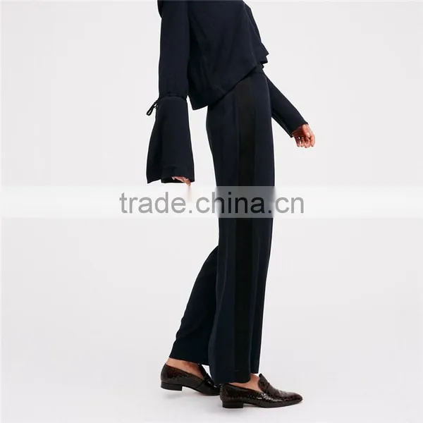 Shibuya Soft Women Chiffon Dress Pants Ladies Pants Sets photo-3