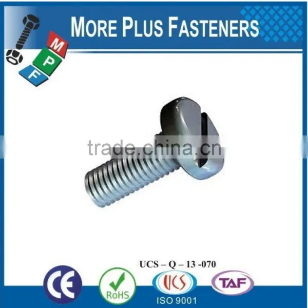 Made in Taiwan Brass Stainless Steel Carbon Steel Slotted Cheese Head Machine Screw photo-3