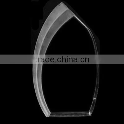 Wholesale Good k9 Crystal Peach Shape Iceberg Awards, Crystal Iceberg Trophy for Souvenir Gift JKC-0131 photo-4