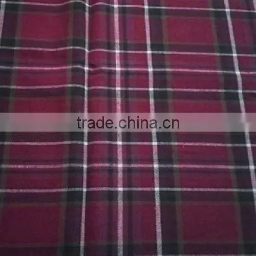 Cotton Flannel Yarn Dyed Check Mens Shirt Fabric photo-5