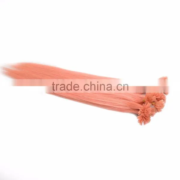 Indian Hair Flat Tip Extension, Pre-bonded Hair Extension, photo-4