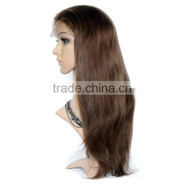 100% Human Hair Full Lace Wig With Baby Hair, Handmade Brazilian Full Lace Human Hair Wig photo-3