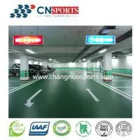 Commercial Use Anti-Skid Resilient SPUA Flooring for Parking Areas