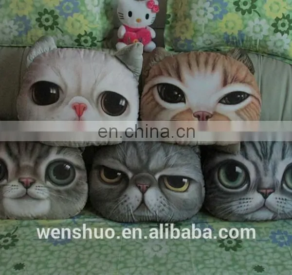 Home Decoration Lovely Cat Cute Decorative Pillow photo-3