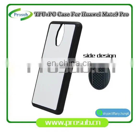 2d Sublimation Heat Transfer PC +TPU Silicon Blank Cell Phone Case for Prosub-Huawei Mate 9 Pro photo-3