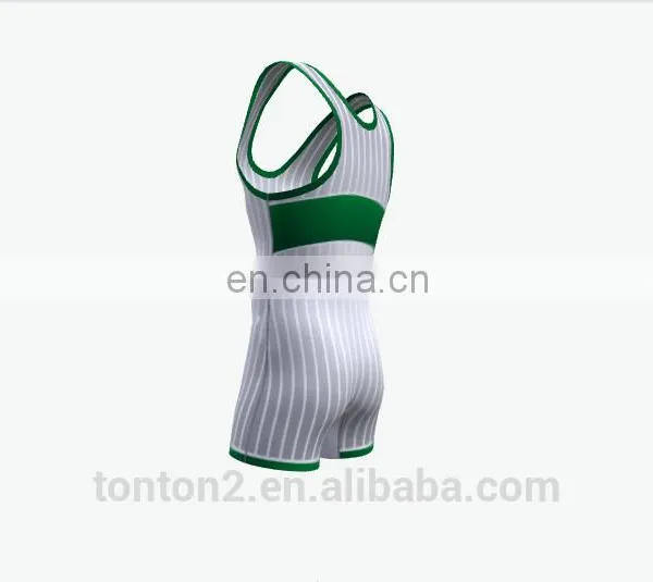 Sublimation Quick Dry New Wresting Singlet photo-3