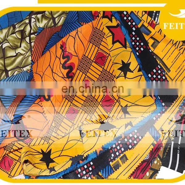 Peach Skin China Manufacturer New Fashion ODM Spandex African Print Polyester Garment Fabric photo-2