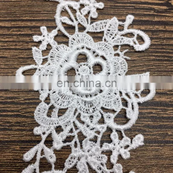 8.5cm OLN 15150 Blouse China Embroidery Neck Lace Collar Patch photo-4
