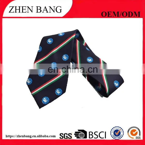 Factory Custom Logo Men Wholesale Men Painted Silk Tie photo-6