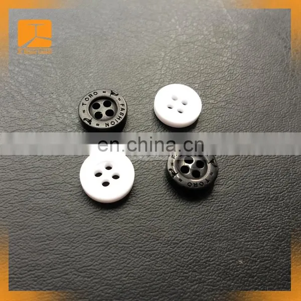 Round Clear 4 Hole Custom Made Plastic Button for Garment photo-5