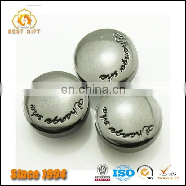 Wholesale Custom Cloth Accessories Fashion Cute Metal Flower Buttons photo-5