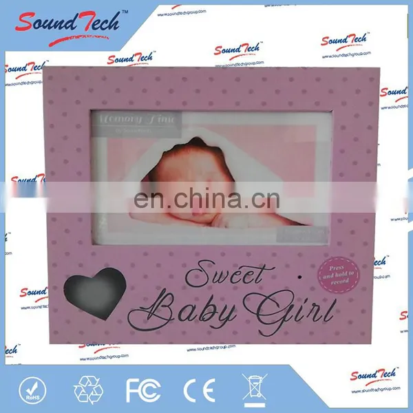 decorative christmas gift boxes with photo frame voice recrecord module, gift boxes