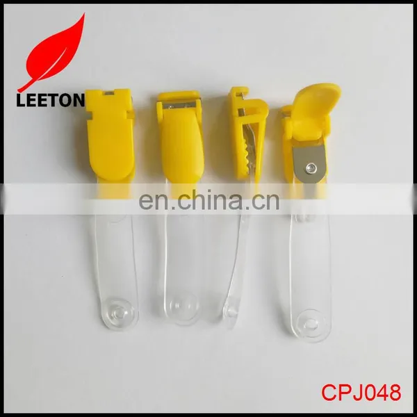 Factory Supply Colorful Plastic Name ID Badge Clips photo-5