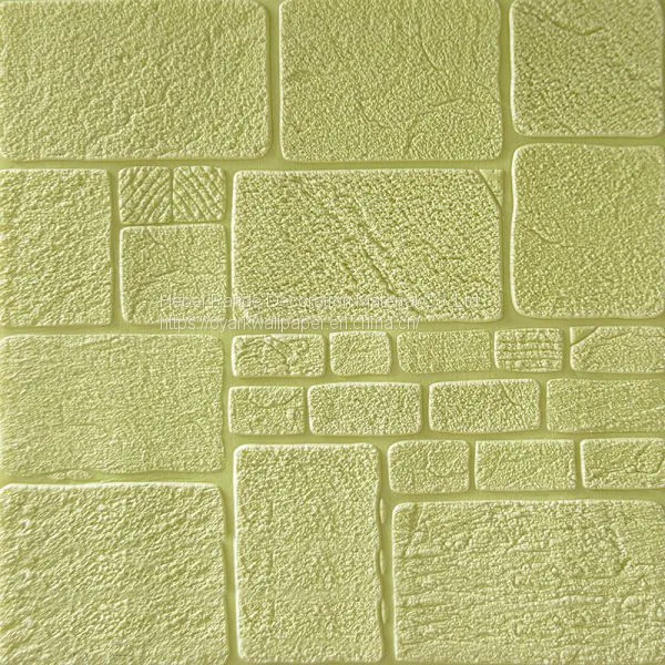 3D DIY Self Adhesive Waterproof Embossed Stone Brick Wall Sticker Foam Block CUSHIONI FOAM BRICK photo-5