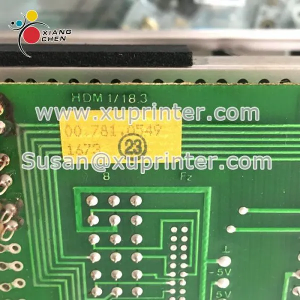 00.781.0549 Heidelberg HDM 1/18.3 Circuit Board Heidelberg Offset Printing Machine Spare Parts